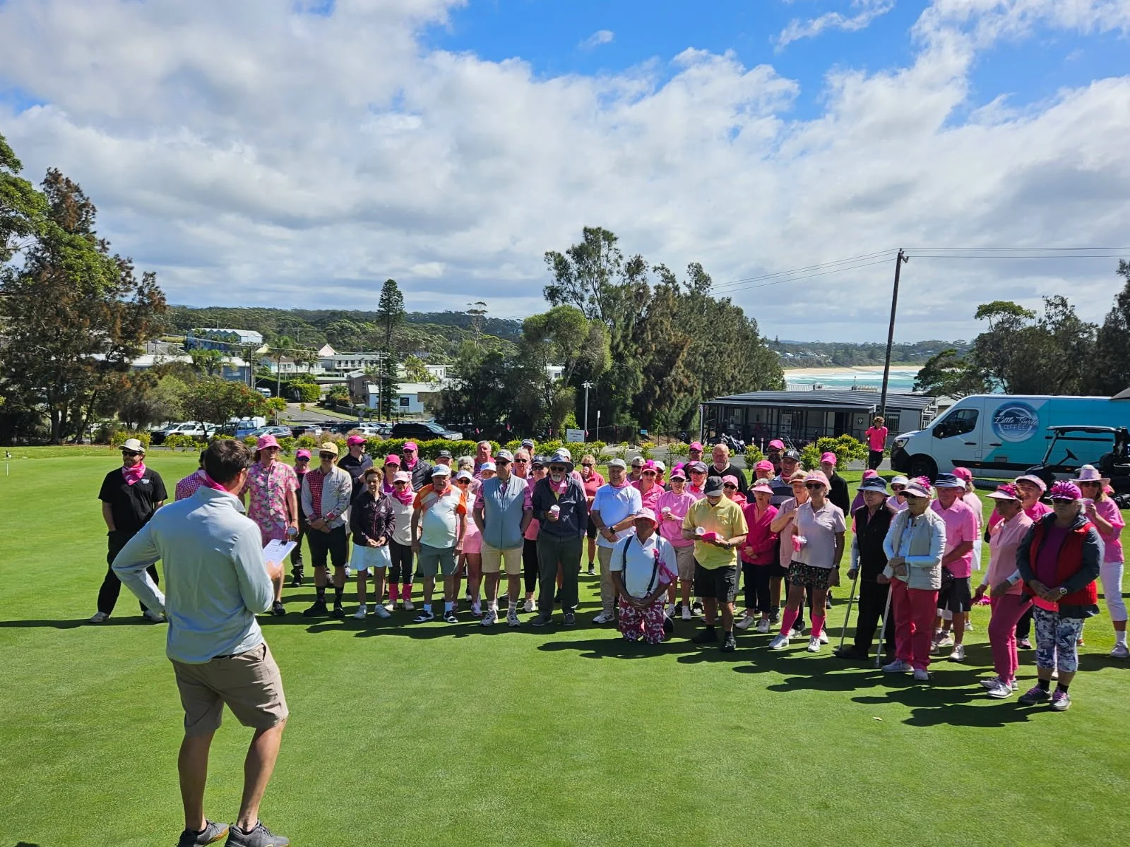 Pink Up Your Town Milton - Pink Golf Day fundraiser for The McGrath Foundation