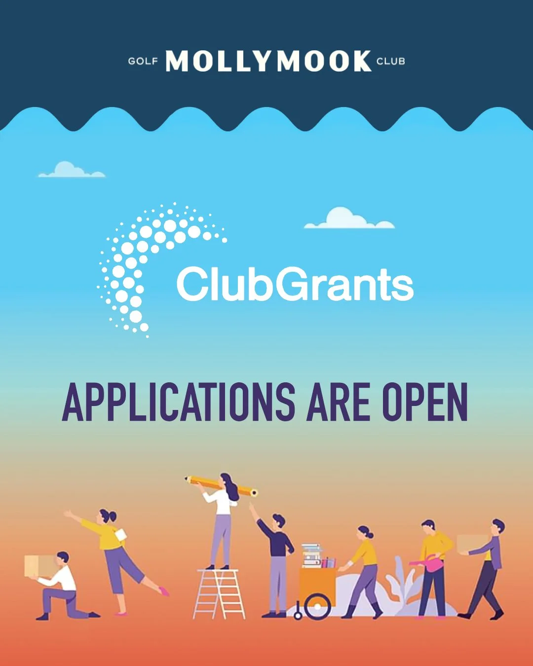 Grant funding available for local community groups, ClubGRANTS Category 1 applications ARE NOW OPEN!

✅ Local community groups are encouraged to apply for funding with a new round of the ClubGRANTS program now open.

Proudly hosted by the Shoalhaven 