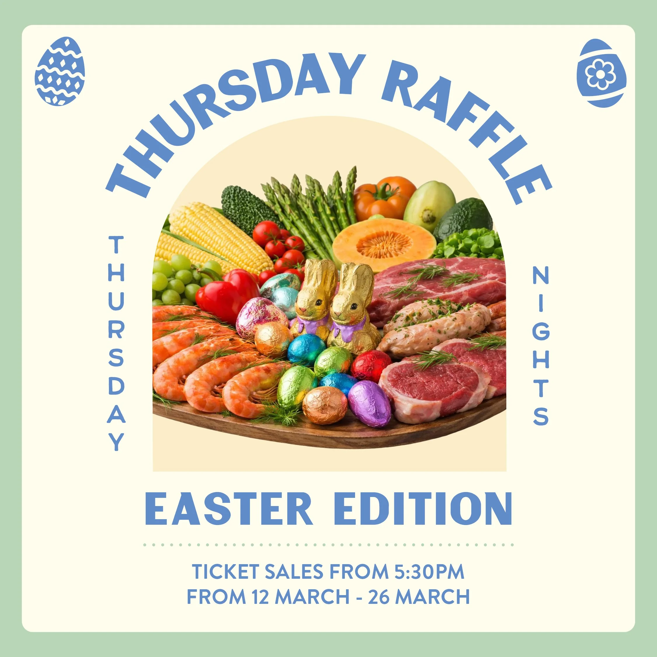 THURSDAY RAFFLE: EASTER EDITION