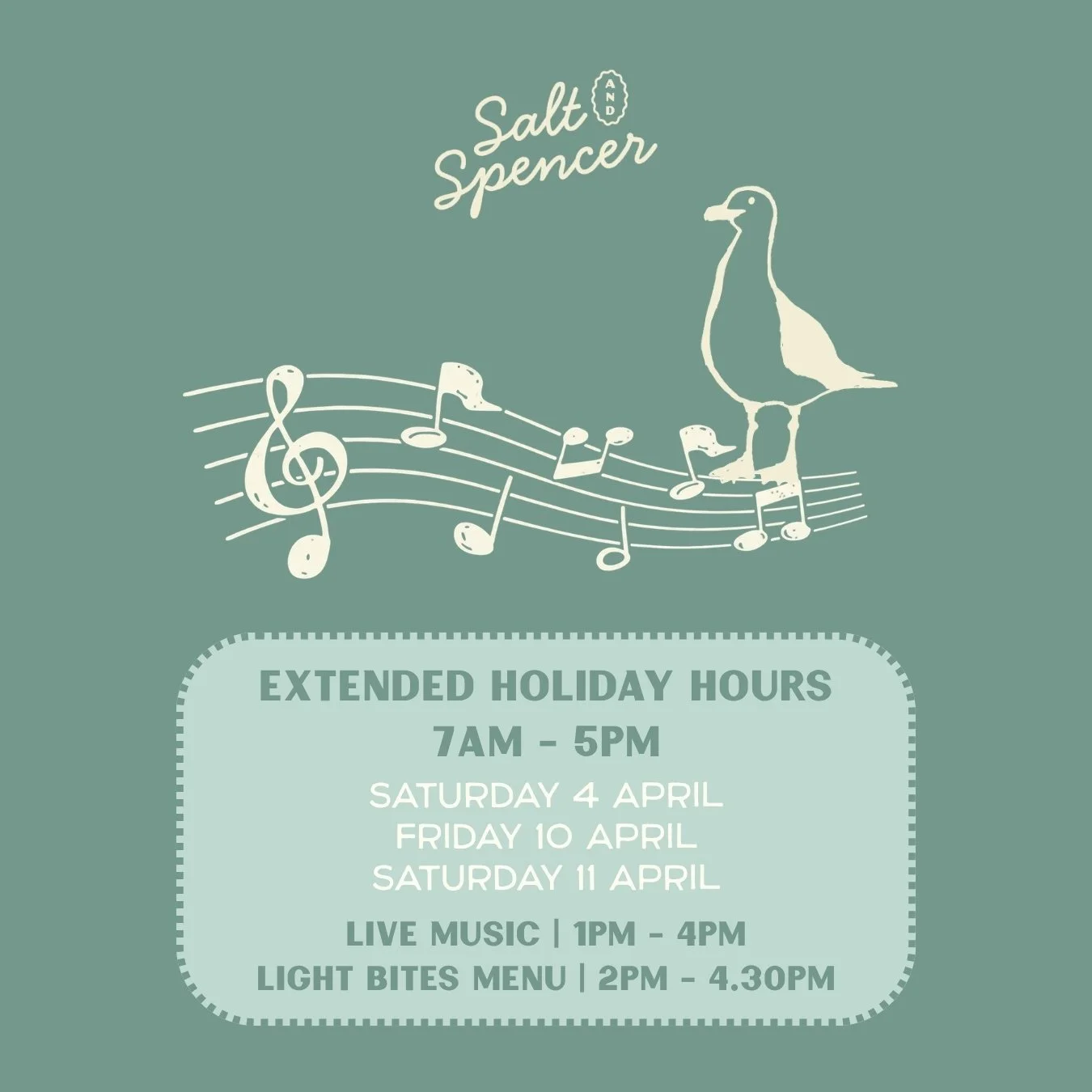 S&S - EXTENDED HOLIDAY HOURS - APRIL 2026 - SQUARE.jpg
