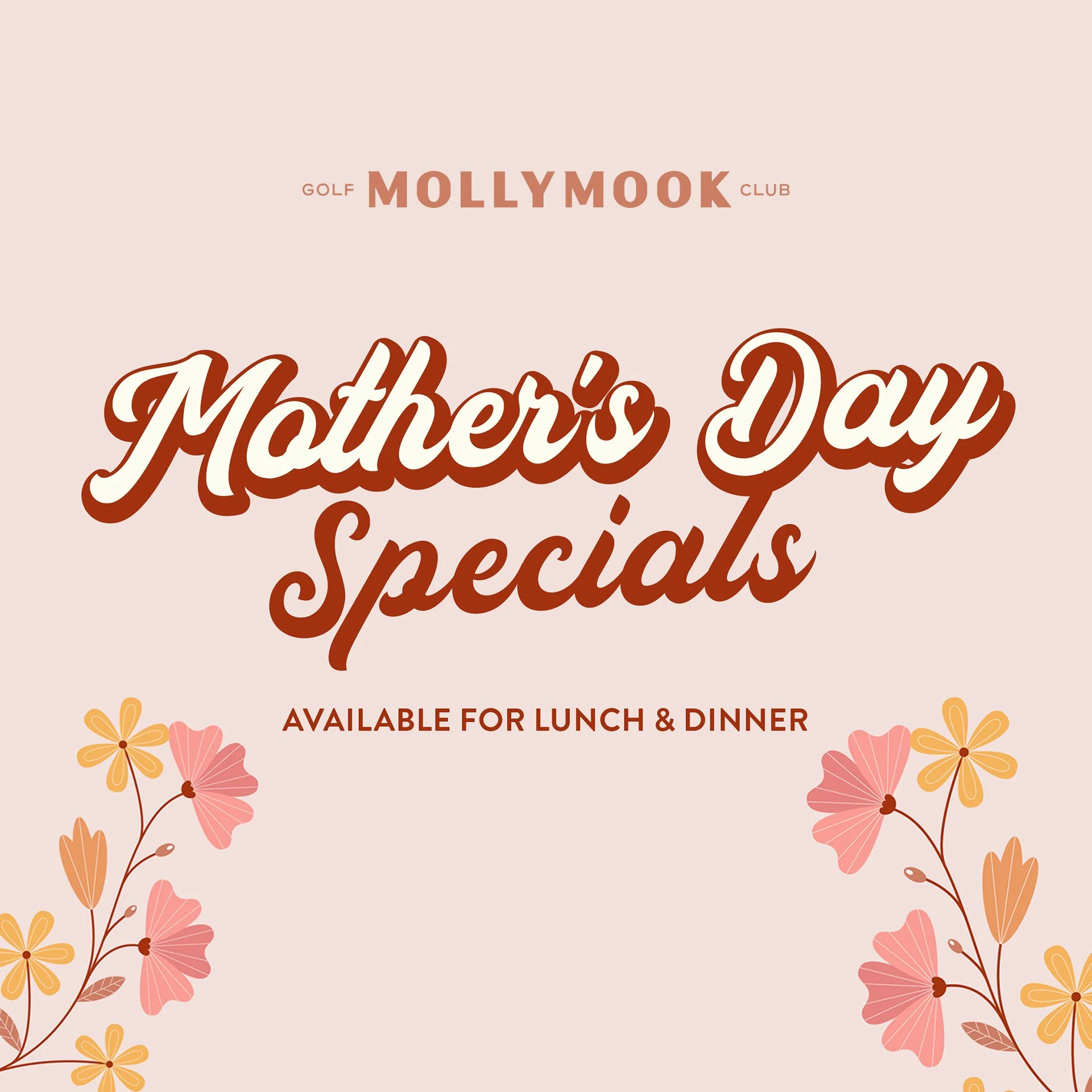 MOTHER’S DAY SPECIALS AT BEACHSIDE BISTRO