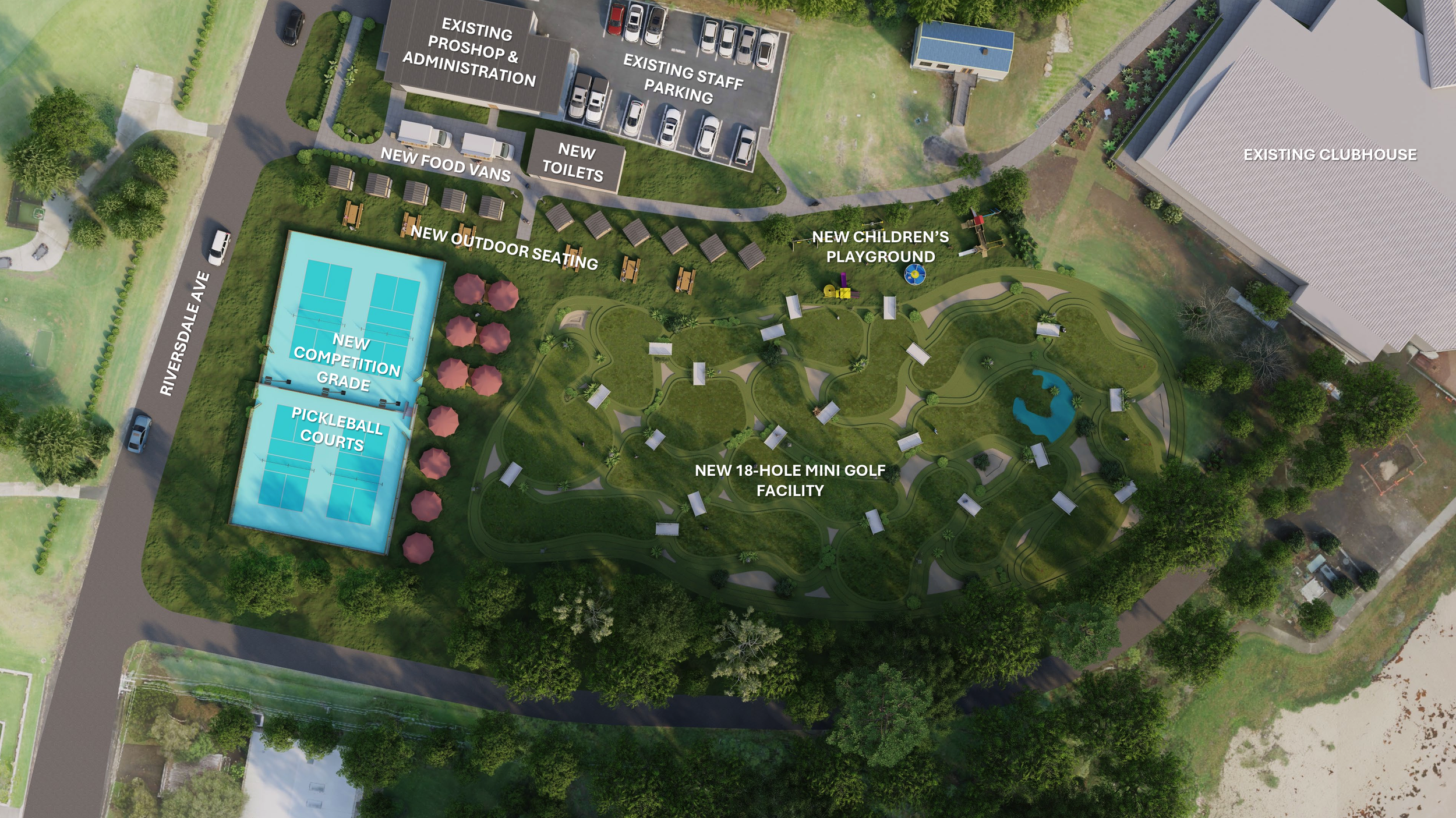 First Look: Mini Golf and Recreation Precinct Concept