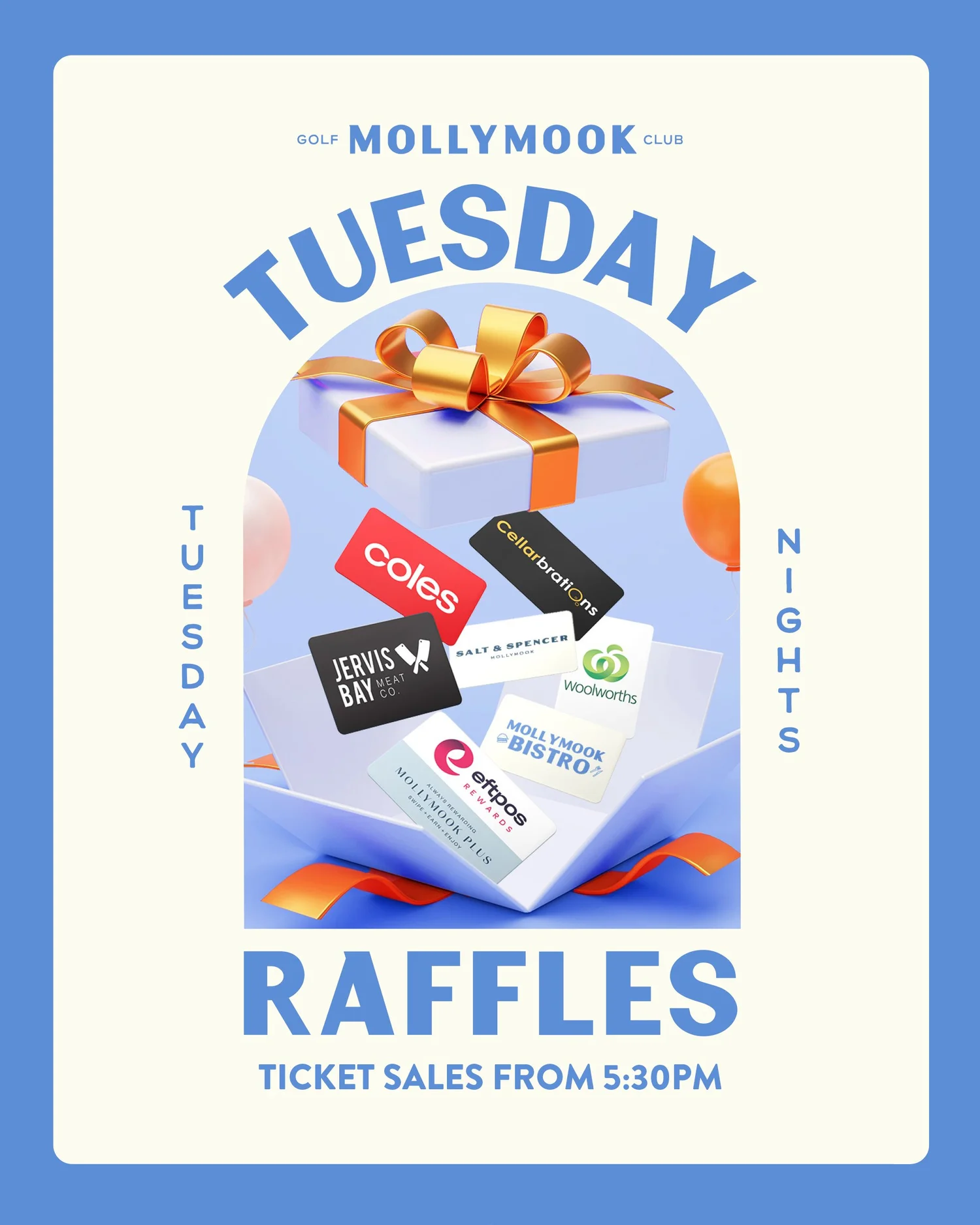 Tuesday Raffle Tuesday Raffles โ Mollymook Golf Club