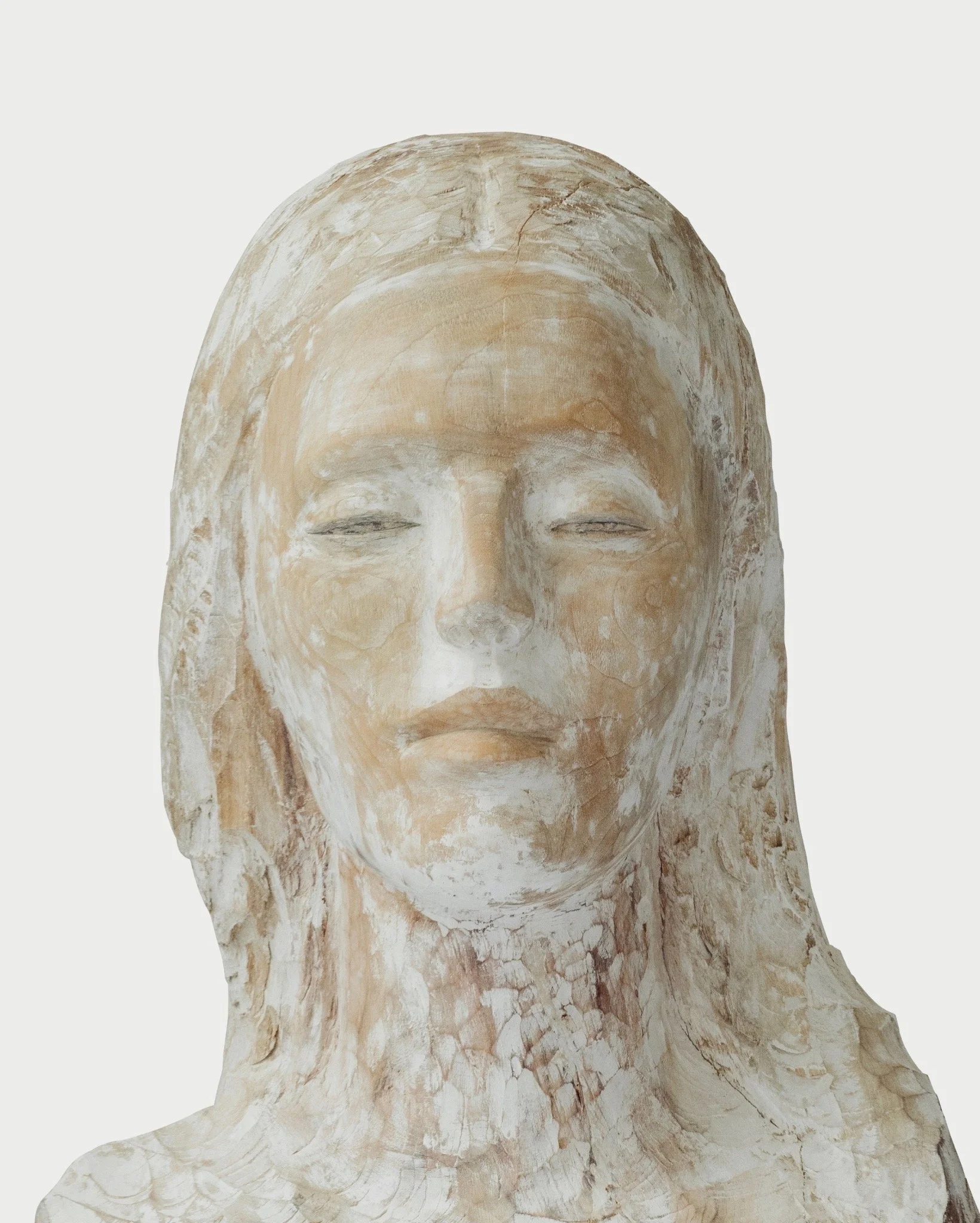 グリナム.ニアム　フランス農民少女の胸像彫刻 グリナム.ニアムフランス農民少女の胸像彫刻