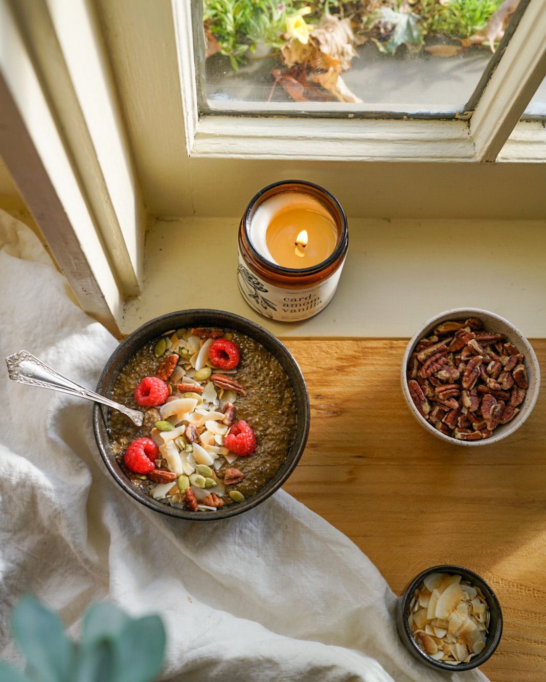 Warm Adaptogenic Chia Bowl