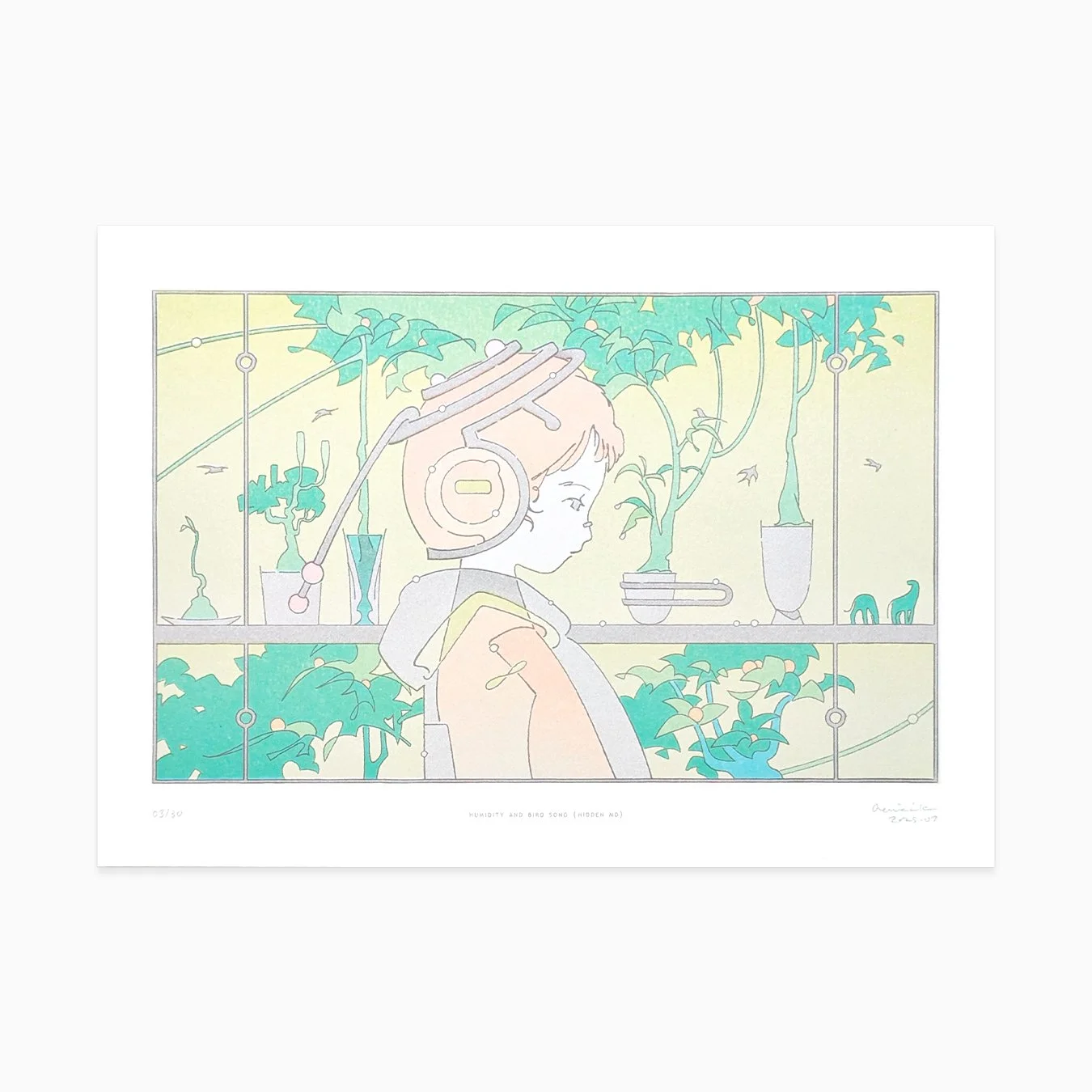 Humidity And Birdsong (Hidden MD) - Medium Poster