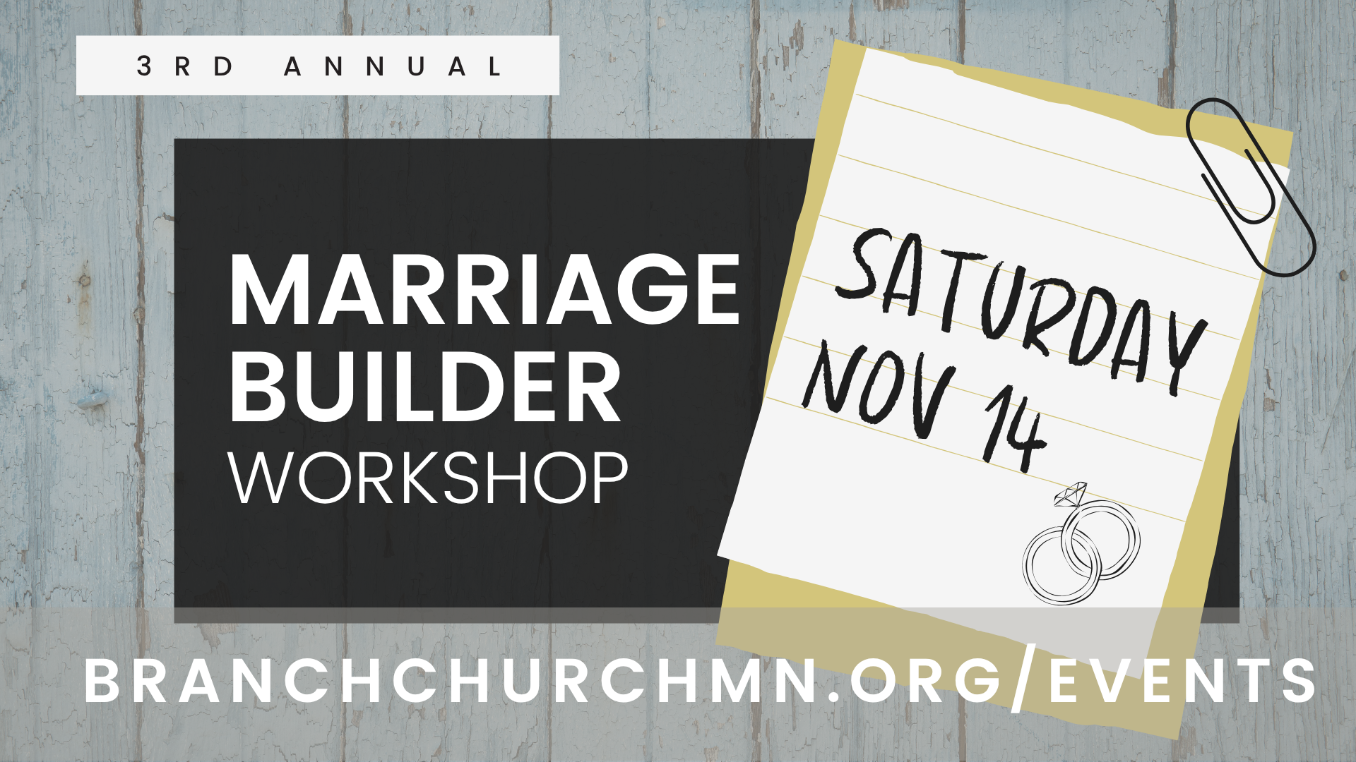 Marriage Builder Workshop