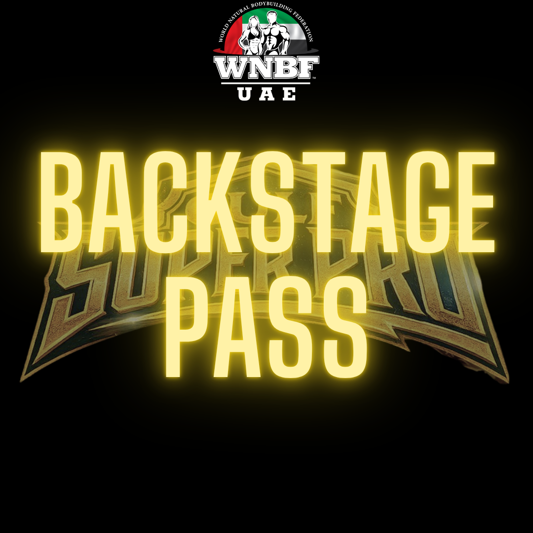 GULF SUPER PRO 2026 BACKSTAGE PASS