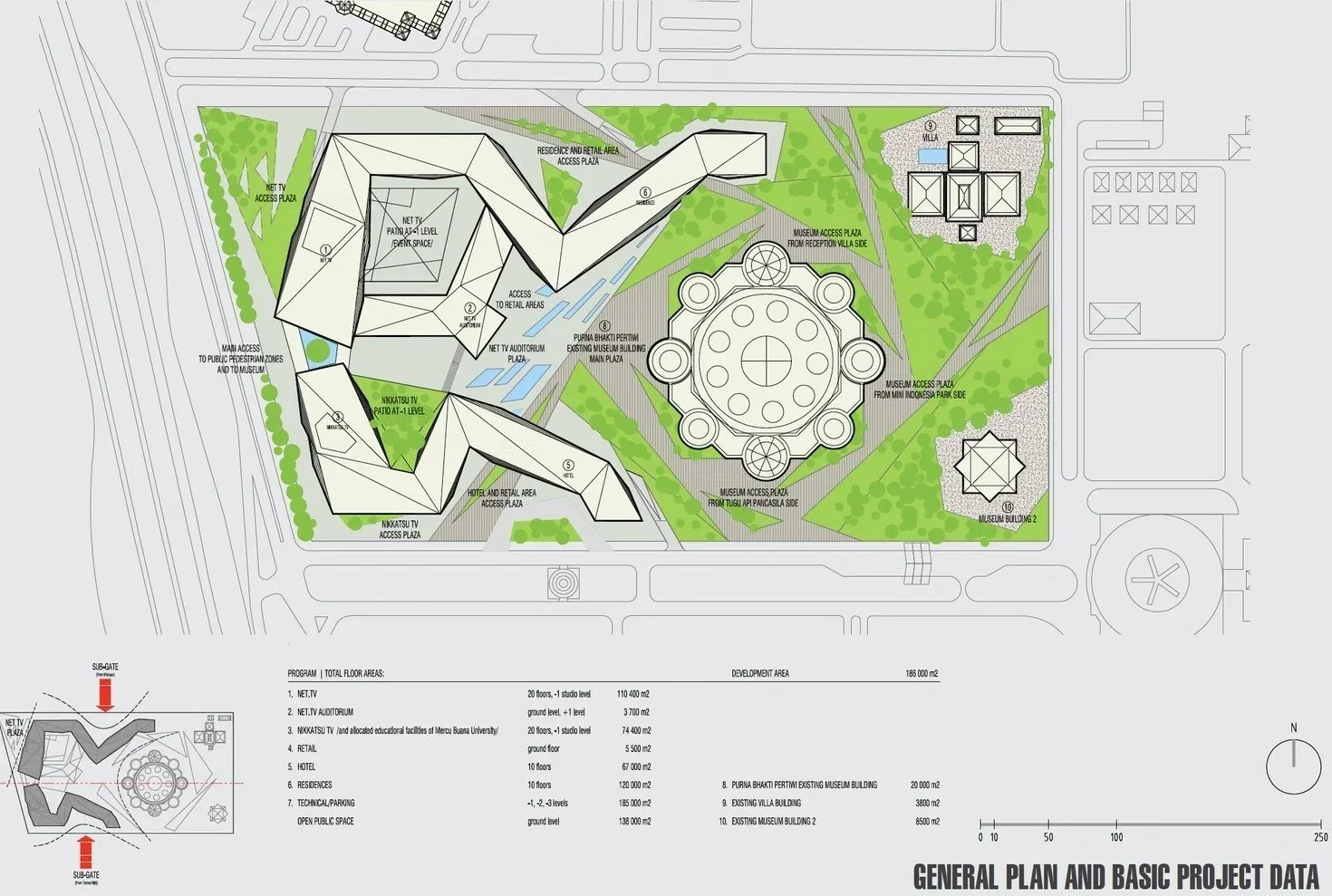 TAMAN MINI II — Plan & Data