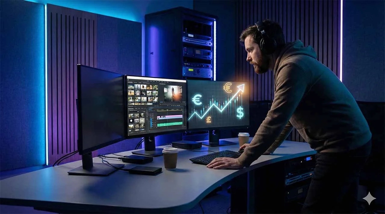 Salaire monteur vidéo en 2026 : ce que vous pouvez vraiment gagner (et comment progresser)