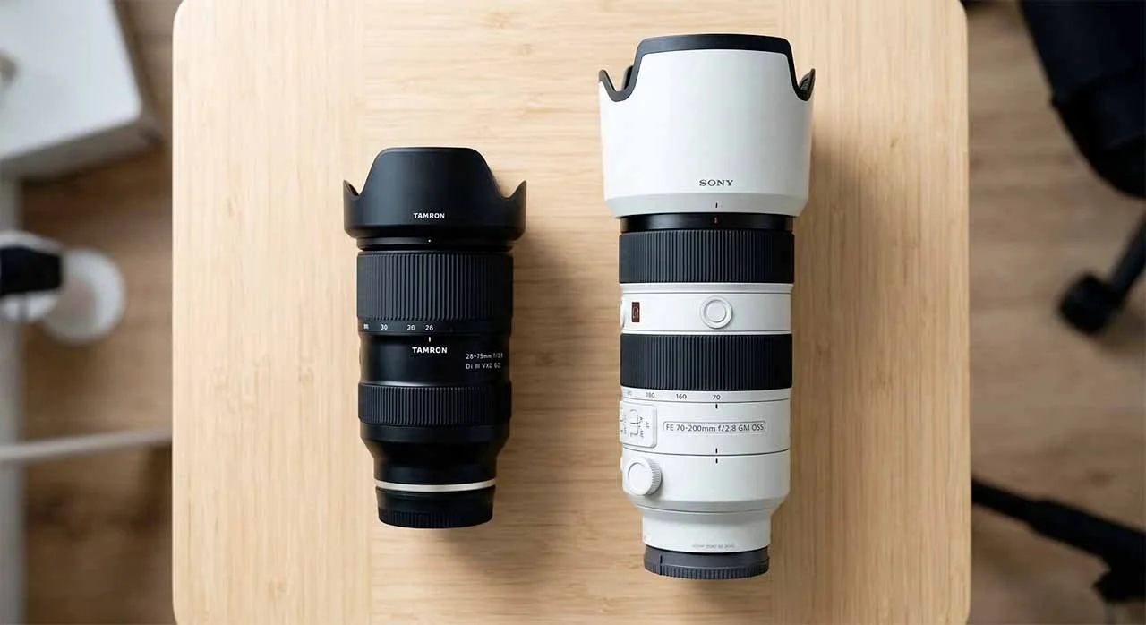 objectifs sony fe zoom video comparatif 24 70 70 200