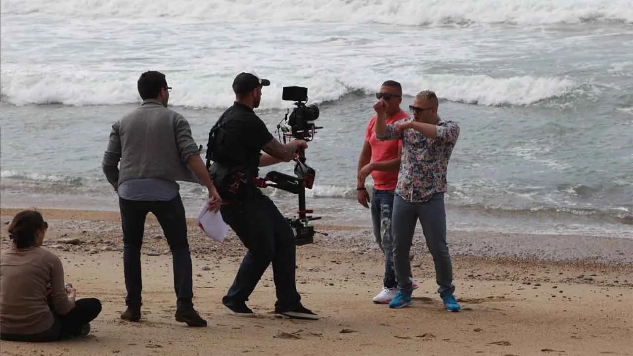 ournage clip musical plage Pays Basque steadicam réalisateur Kévin Mendiboure