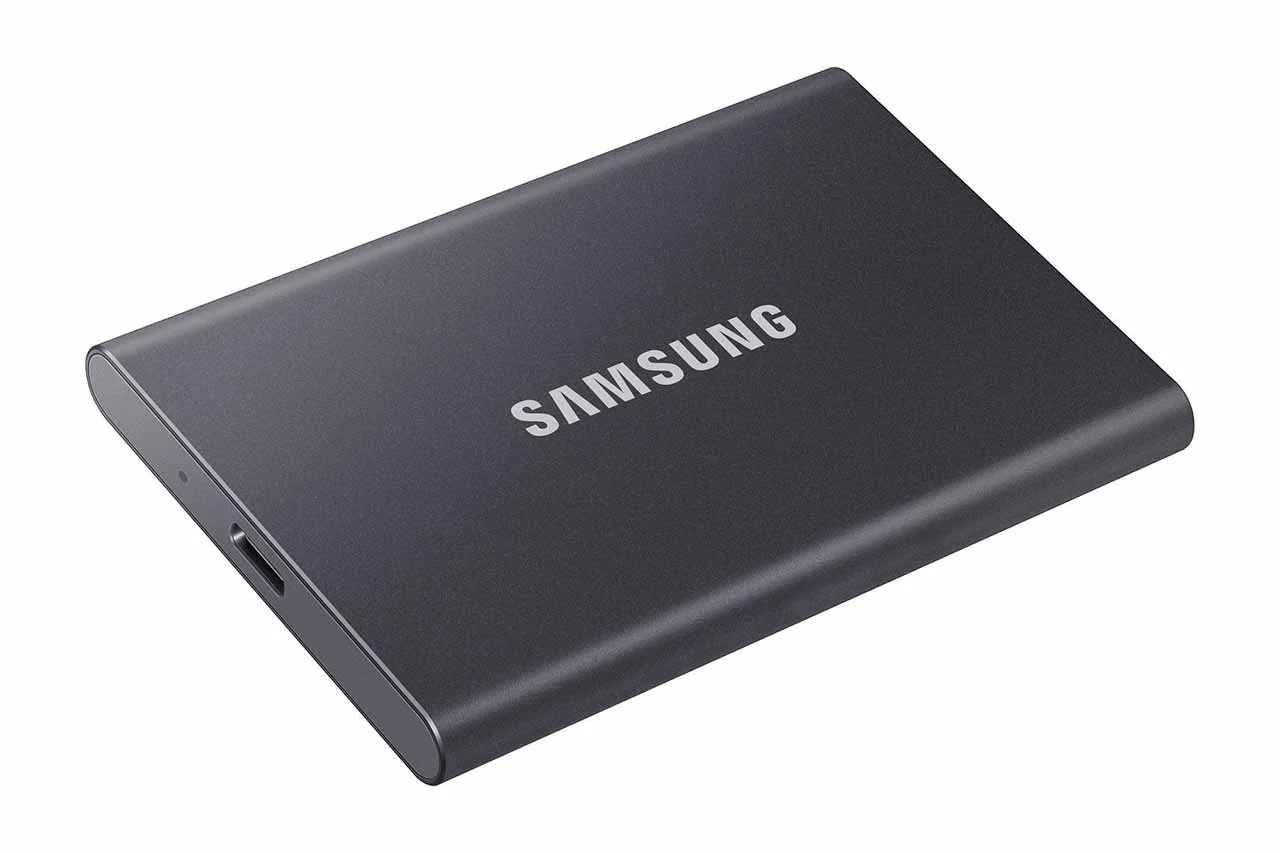 SSD Samsung T7 disque externe montage vidéo professionnel
