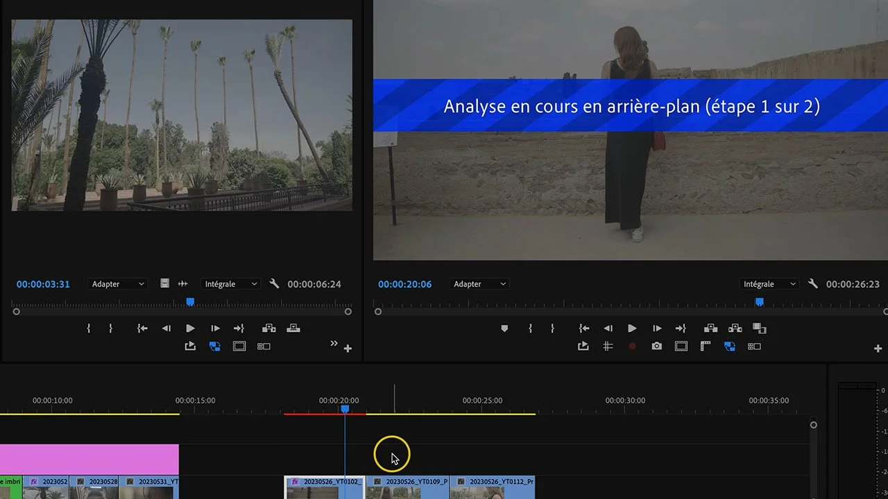 recadrage échelle maximale stabilisation Premiere Pro tourner en 4K monter en HD