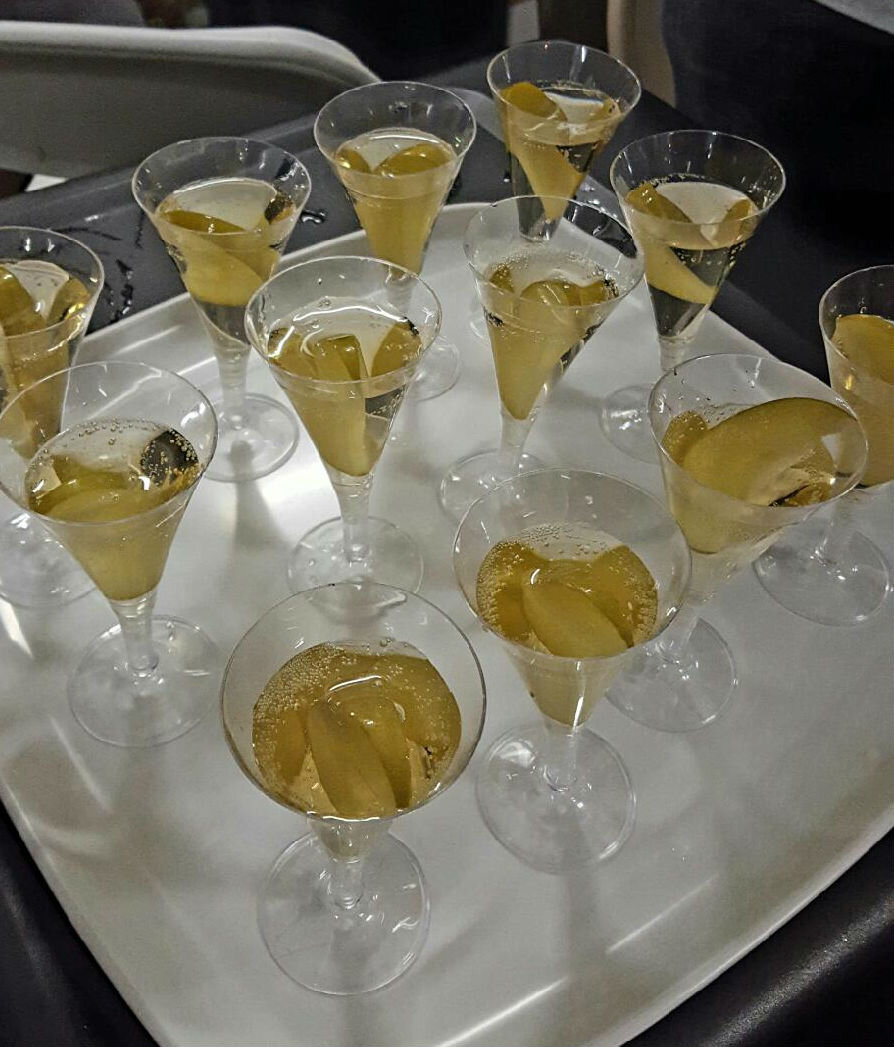 Drunken Fruit Sour Apple Martinis