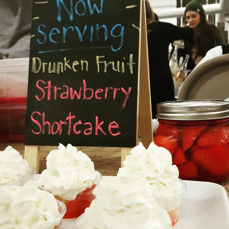 Drunken Fruit Strawberry Shortcake