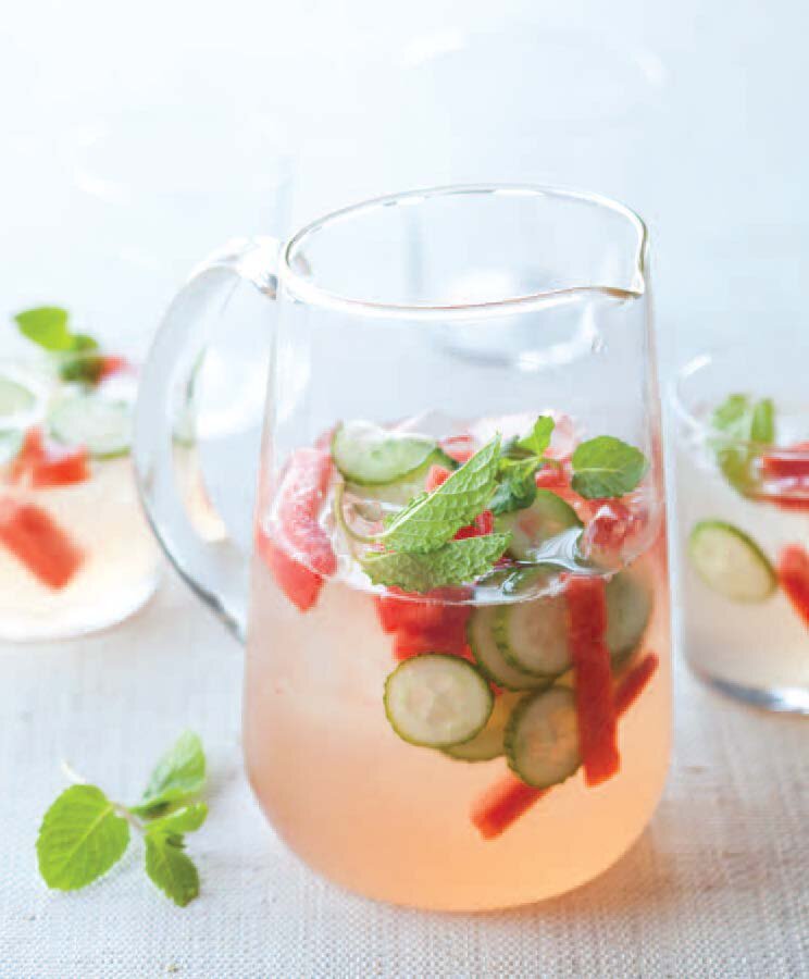 Drunken Fruit Mint Cucumber Watermelon Lemonade