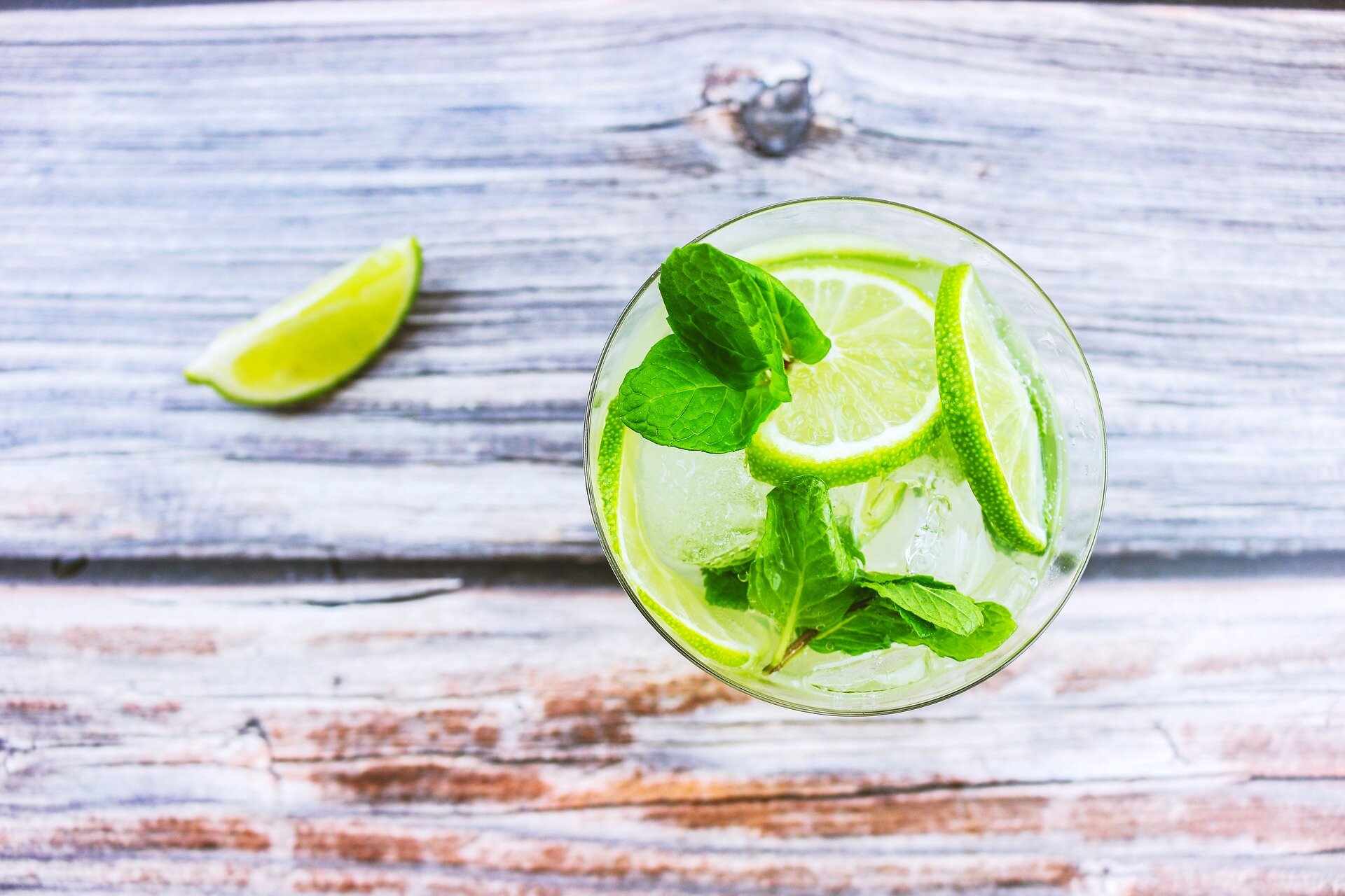 Drunken Fruit Mint Cucumber Cocktail