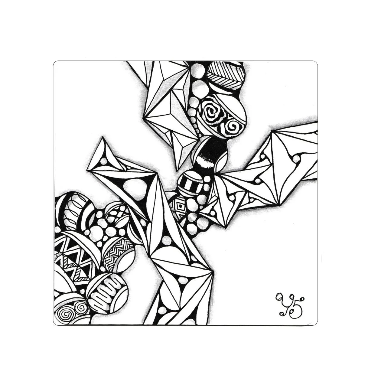 Zentangle 禪繞畫