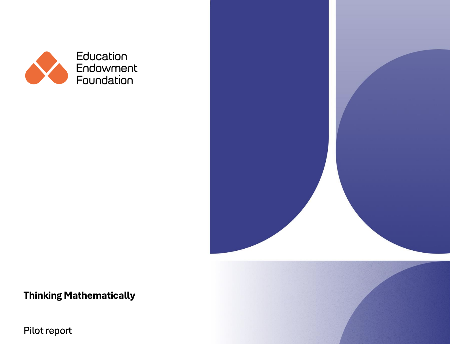 Publication: Thinking Mathematically Pilot Report