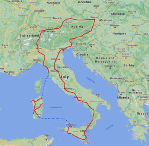 #trip2sardinia - the idea