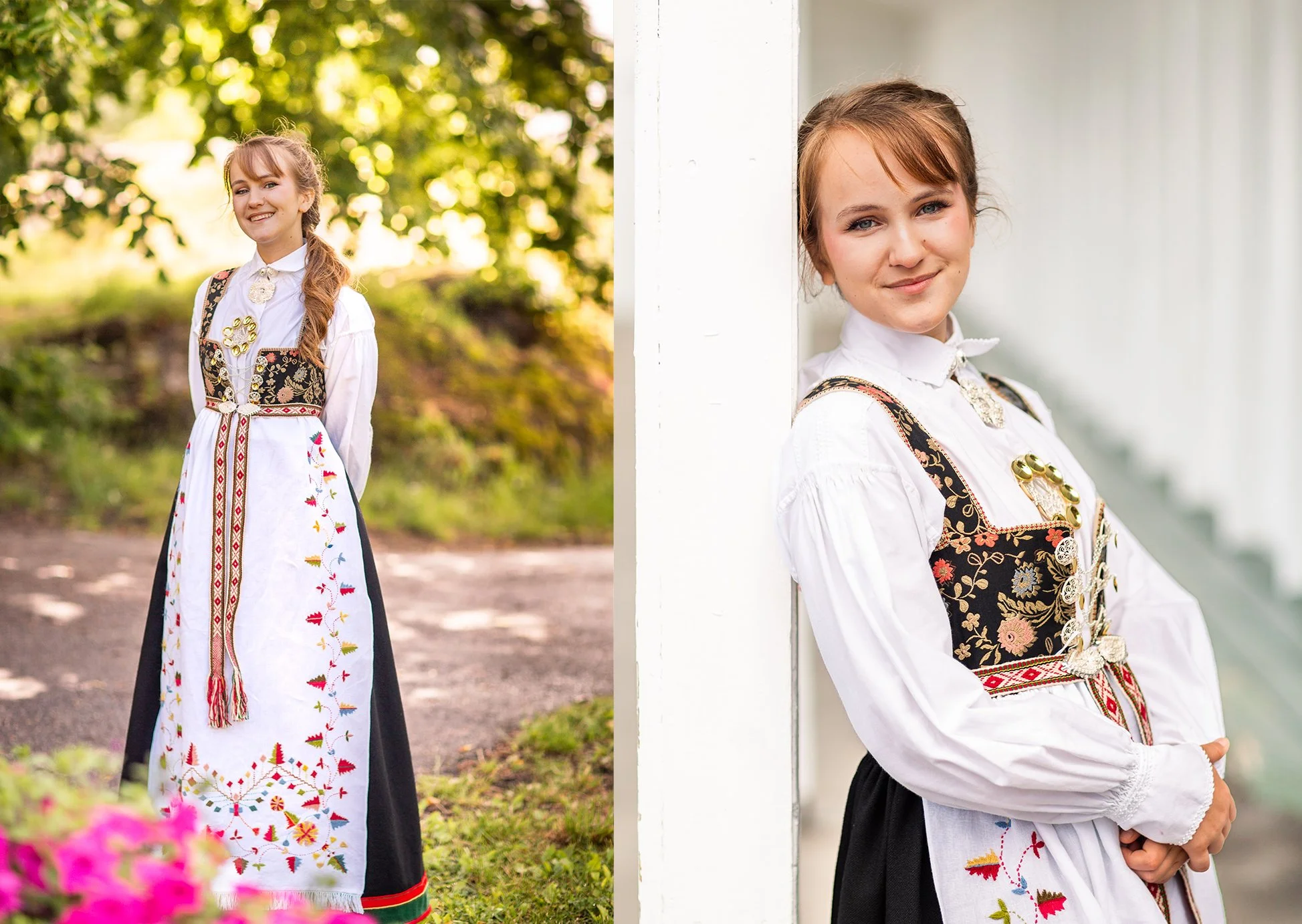 Konfirmasjonsfotografering i Badeparken, Drøbak