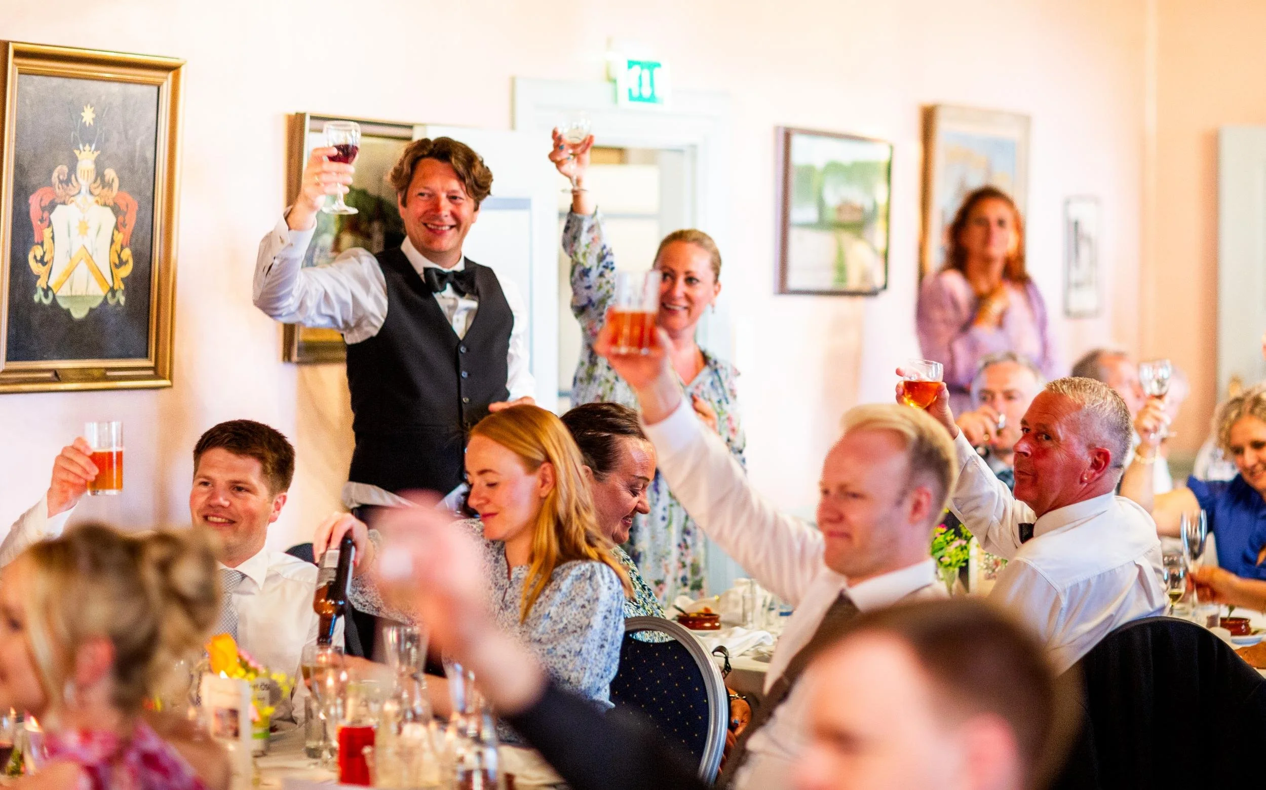 Fest og middag på Nordre Skøyen hovedgård i Oslo