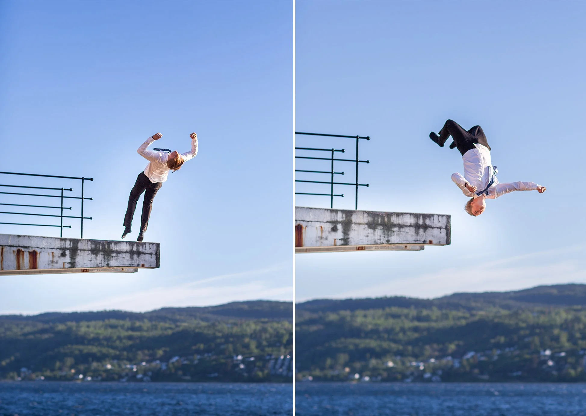 Konfirmasjonsfotografering i Badeparken, Drøbak