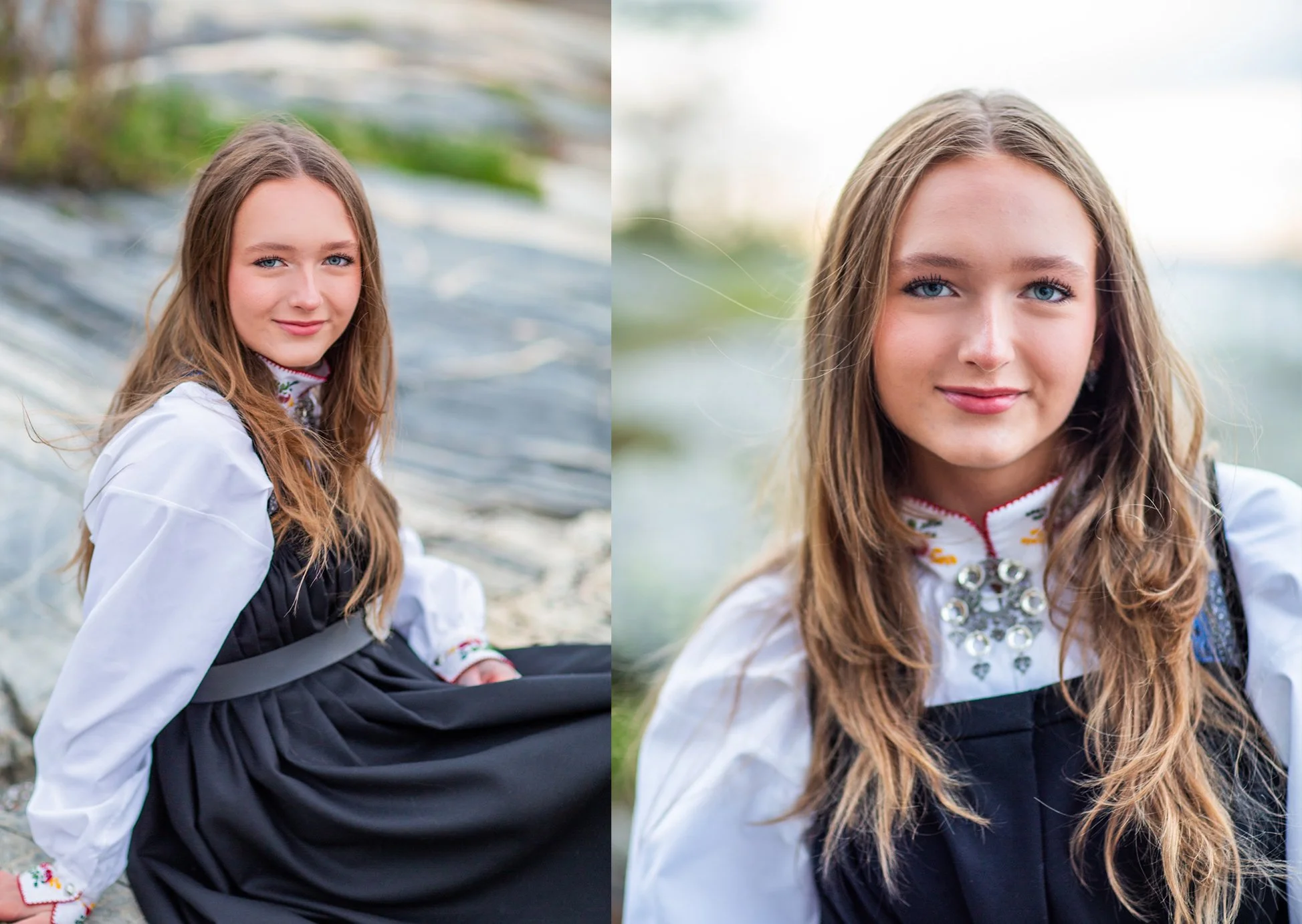 Konfirmasjonsfotografering på Torkilstranda, Drøbak