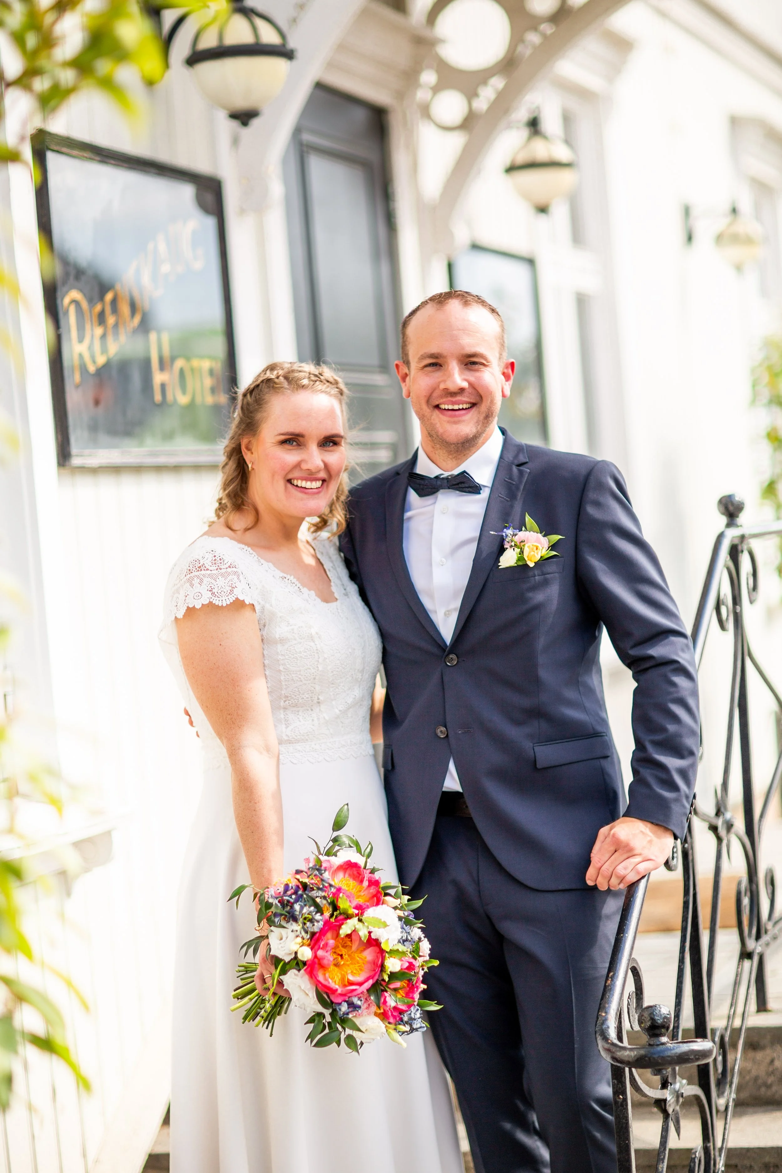 Bryllup på Reenskaug hotell i Drøbak