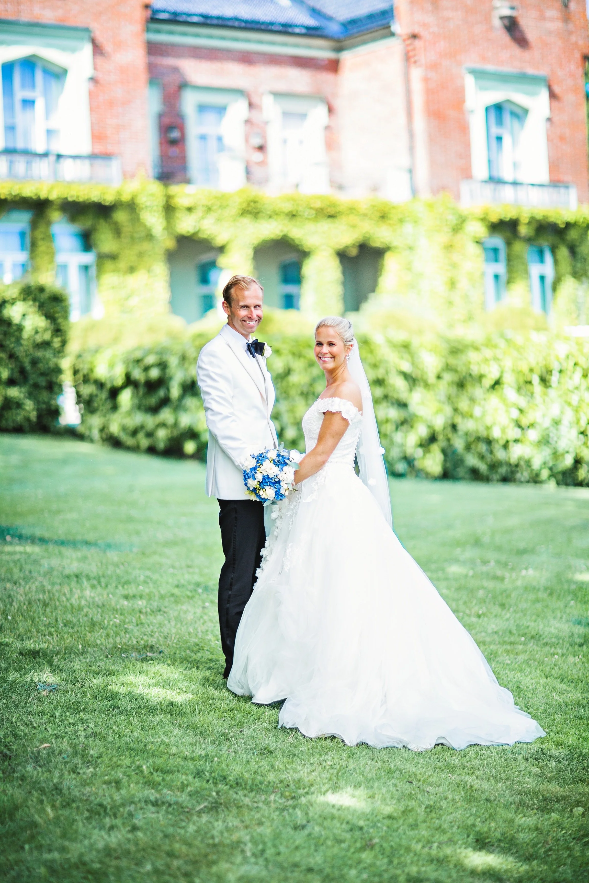 Bryllupsfotografering av brudepar