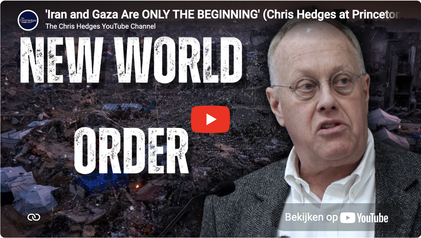 About world order - Chris Hedges