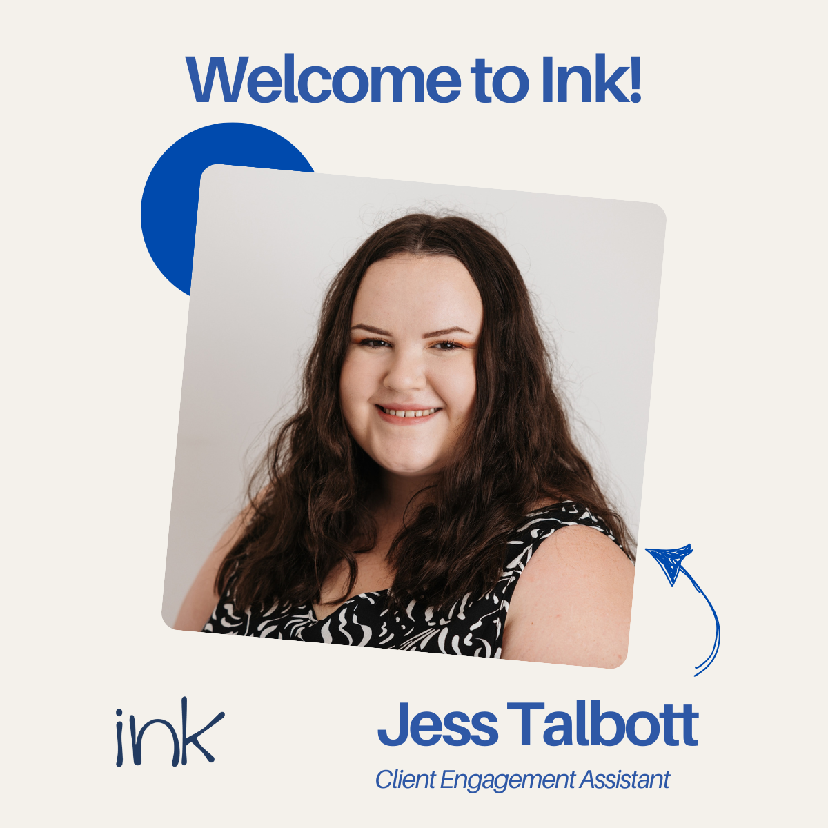 Welcome to Ink, Jess Talbott!