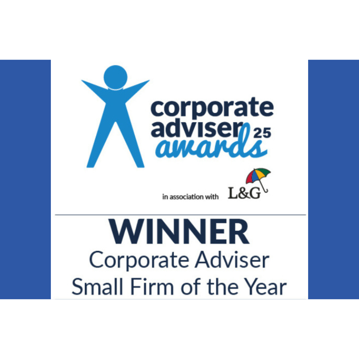 Corporate Adviser - Small Firm of the Year 2025!
