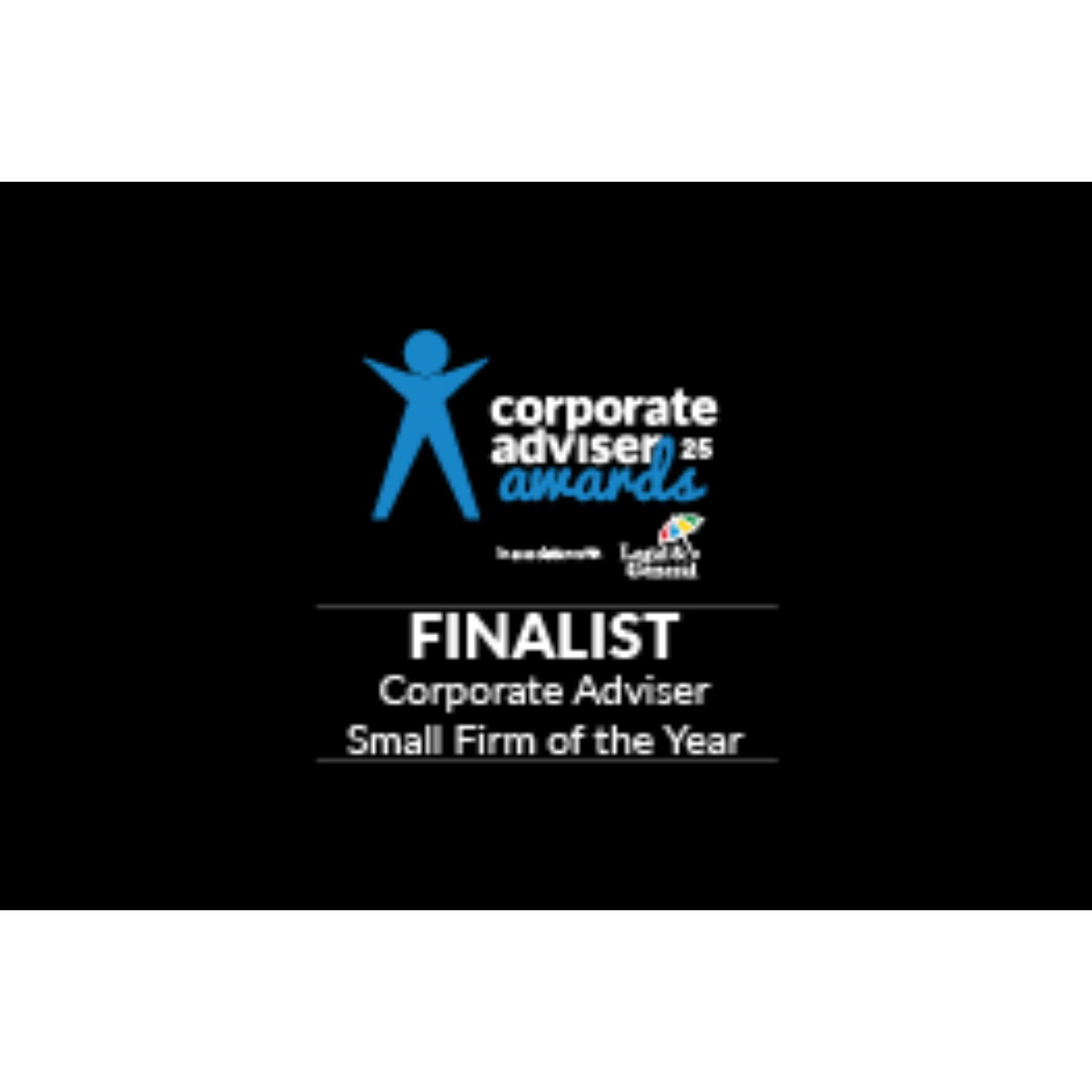 Corporate Adviser Awards - Shortlisted!