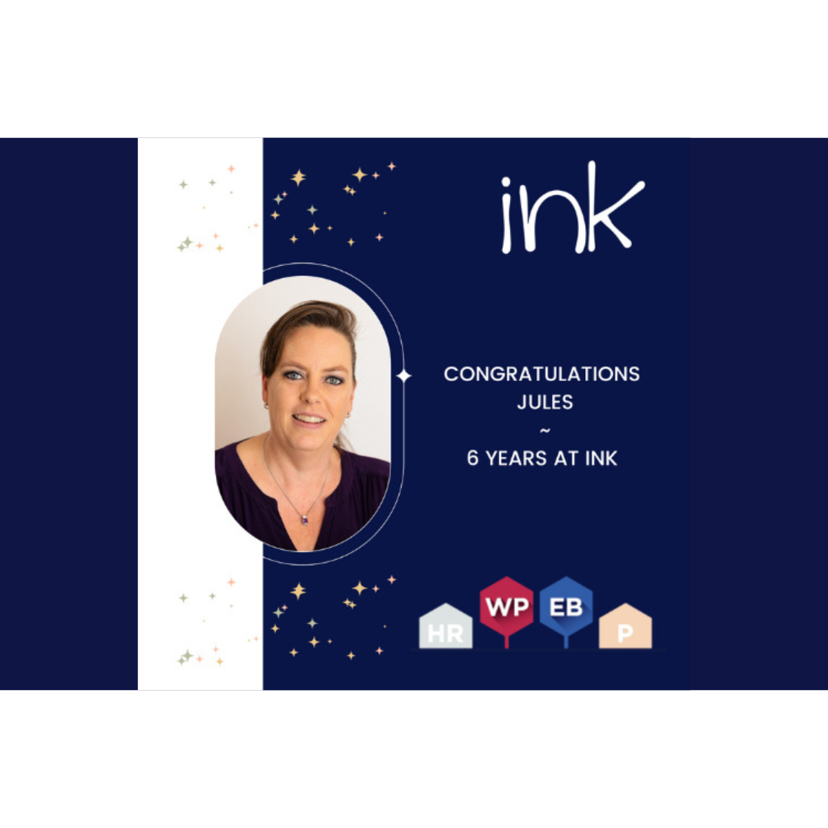 Jules Gibbard Work Anniversary.