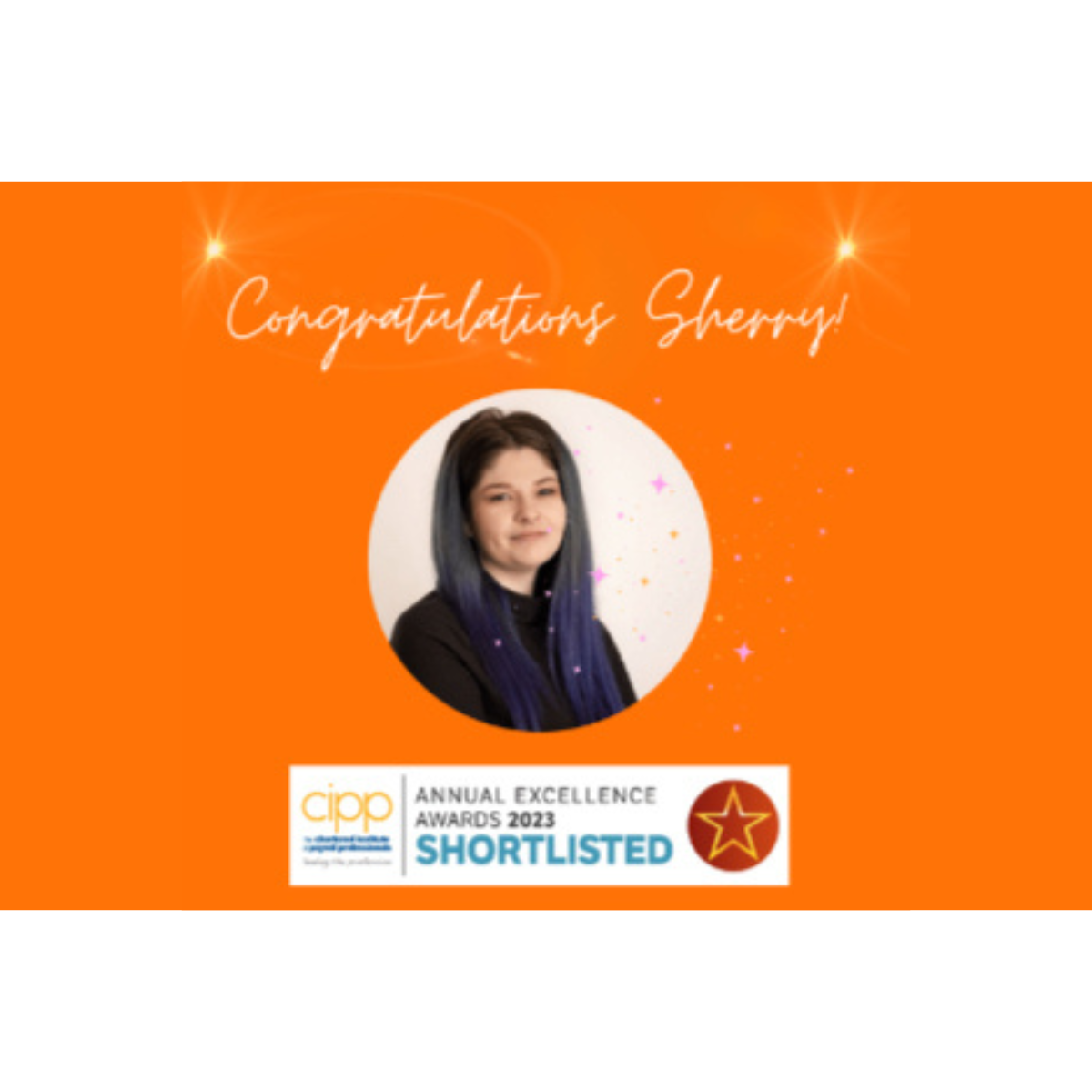 Congratulations, Sherry!