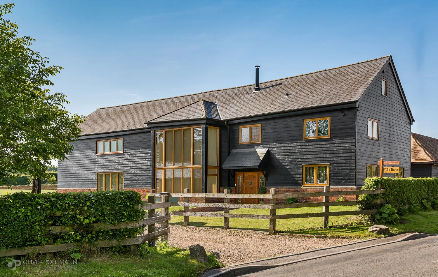 A Surrey Barn in the Summer Sun