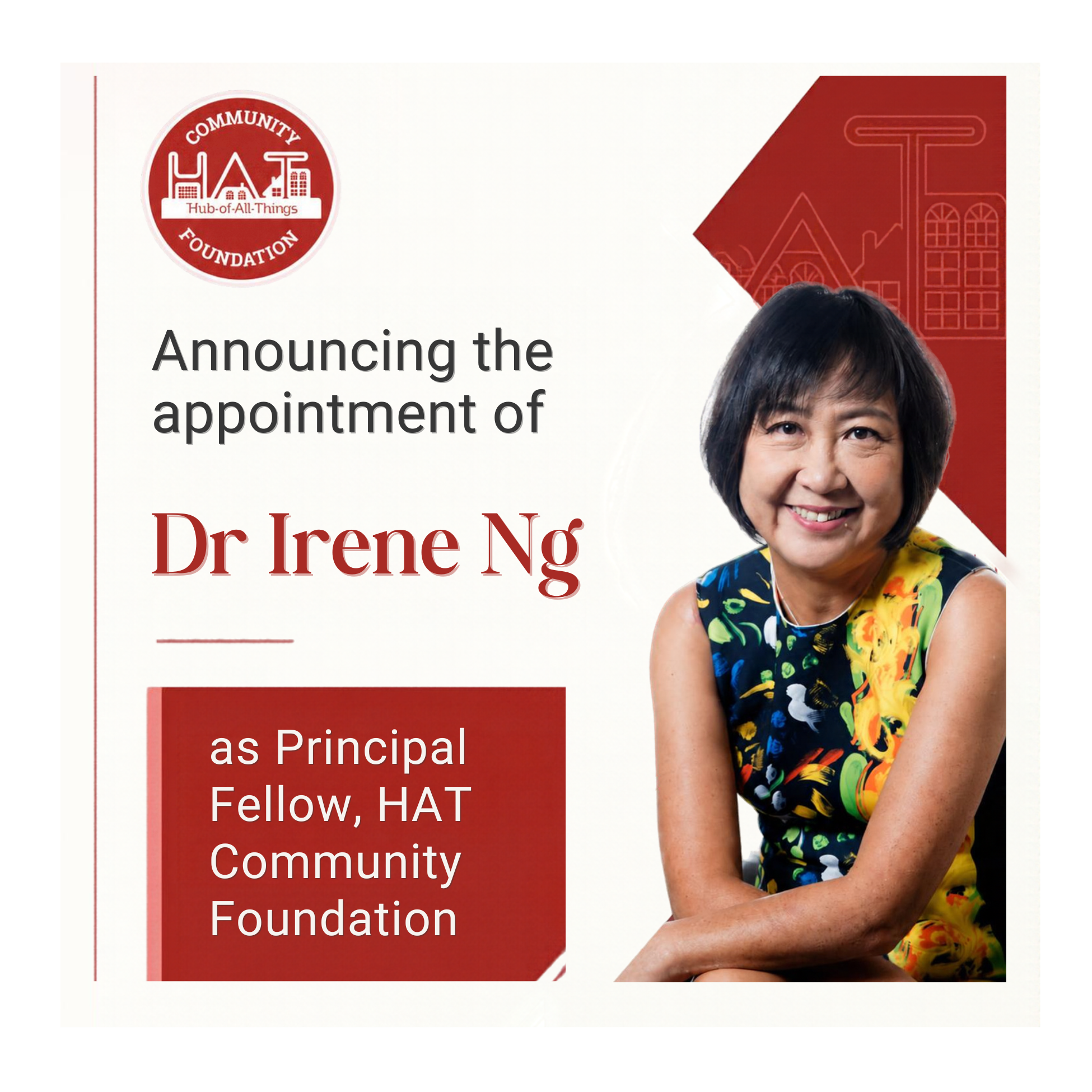 HAT Community Foundation Appoints Dr Irene Ng as Principal Fellow to Advance Data Economy Research and Innovation