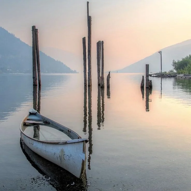 Waiting for the smoke to clear but it certainly makes the lake beautiful. There&rsquo;s a solar storm due to hit Nelson this evening so we&rsquo;re hoping on some clear skies and a peek at the northern lights!
