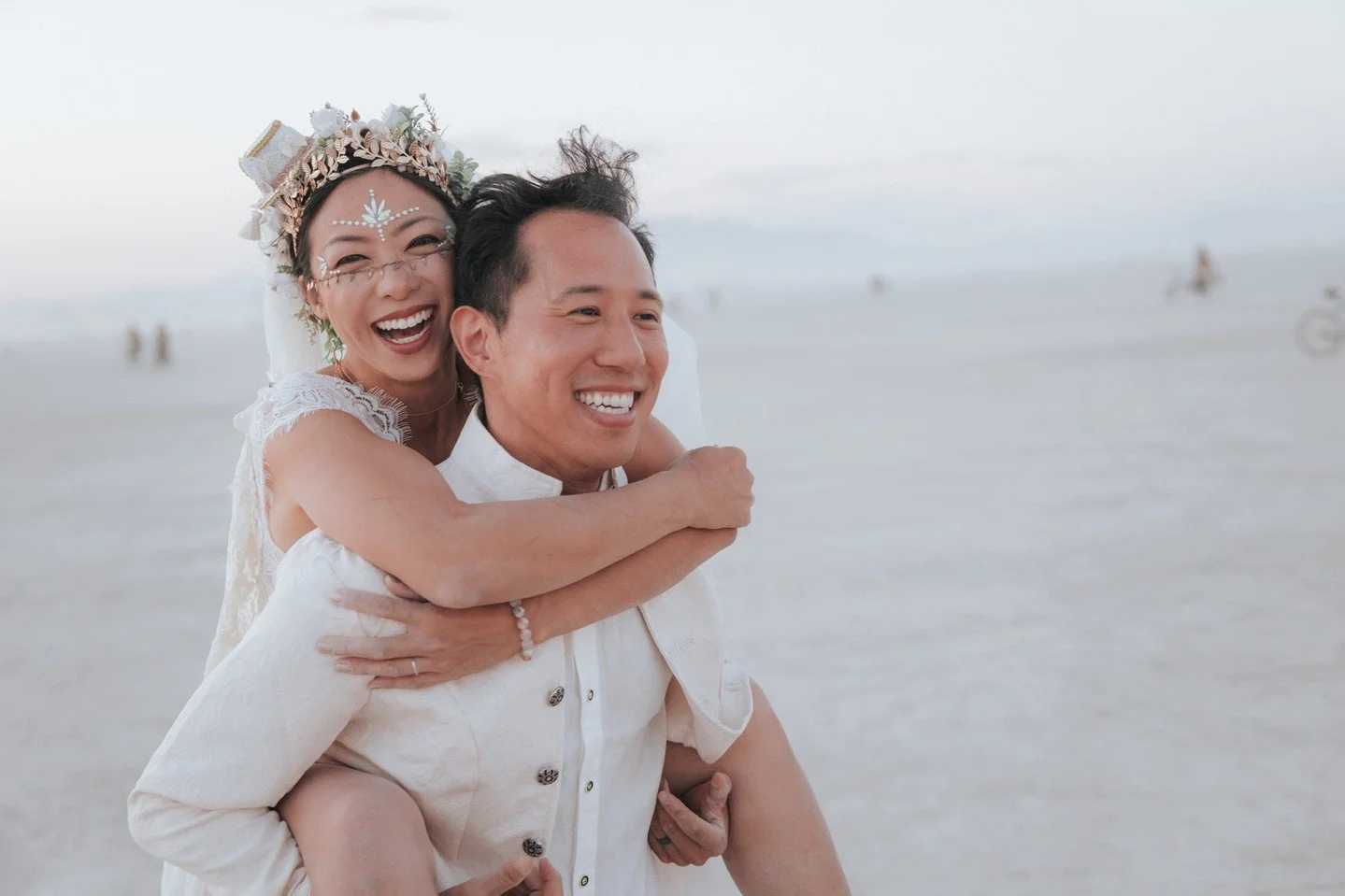 Only 2 spots left for weddings at Burning Man 2025! If you're getting married or know someone that is I'd love to connect!