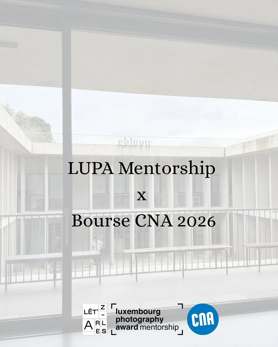 📣 Appel &agrave; projets ouvert - LUPA Mentorship x Bourse CNA 2026

Pour l&rsquo;&eacute;dition 2026 du LUPA Mentorship, le CNA et L&euml;t&rsquo;z Arles s&rsquo;associent. En 2026, le LUPA Mentorship et la Bourse CNA - Aide &agrave; la cr&eacute