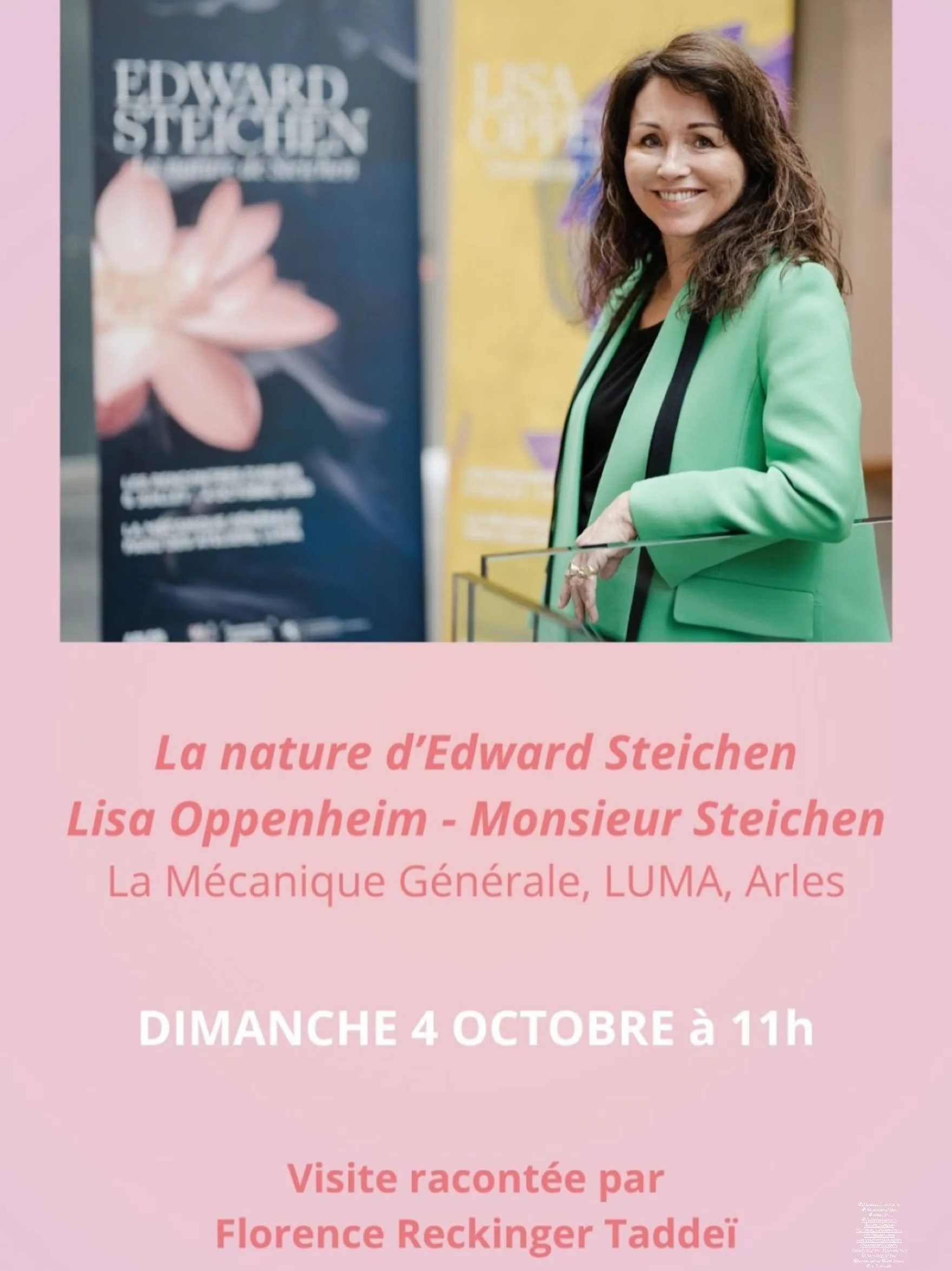 Une derni&egrave;re visite racont&eacute;e par Florence Reckinger Tadde&iuml; des expositions La nature d&rsquo;Edward Steichen et de Mr Steichen de Lisa Oppenheim &agrave; la M&eacute;canique G&eacute;n&eacute;rale, &agrave; Luma, ce dimanche 4 octo