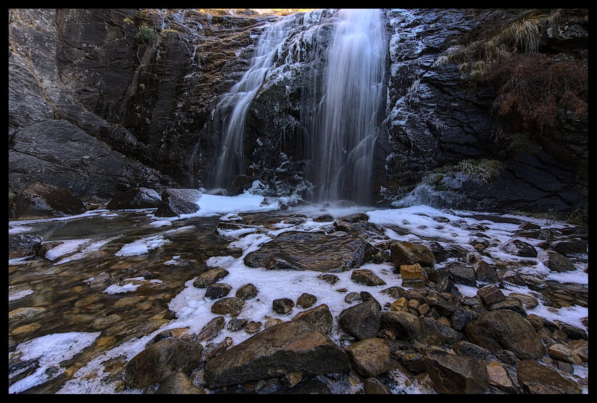 Icy Waterfall, Mount Summner