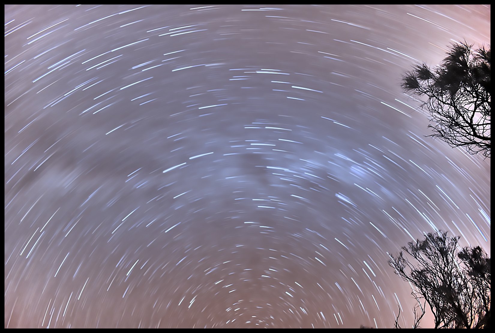 30 min exposure of night sky in Australia