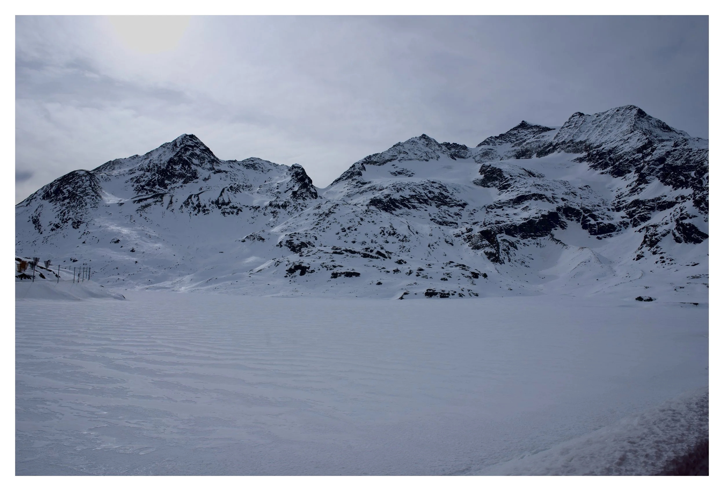 Location@ Swiss Engadin Alps, Lago Bianco
