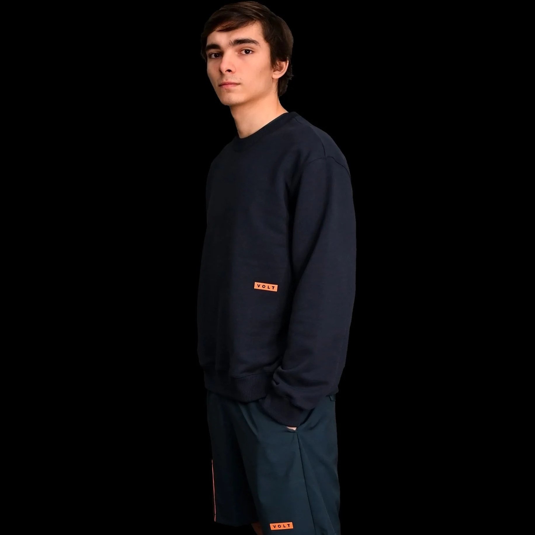 Sweatshirt Blue & Orange