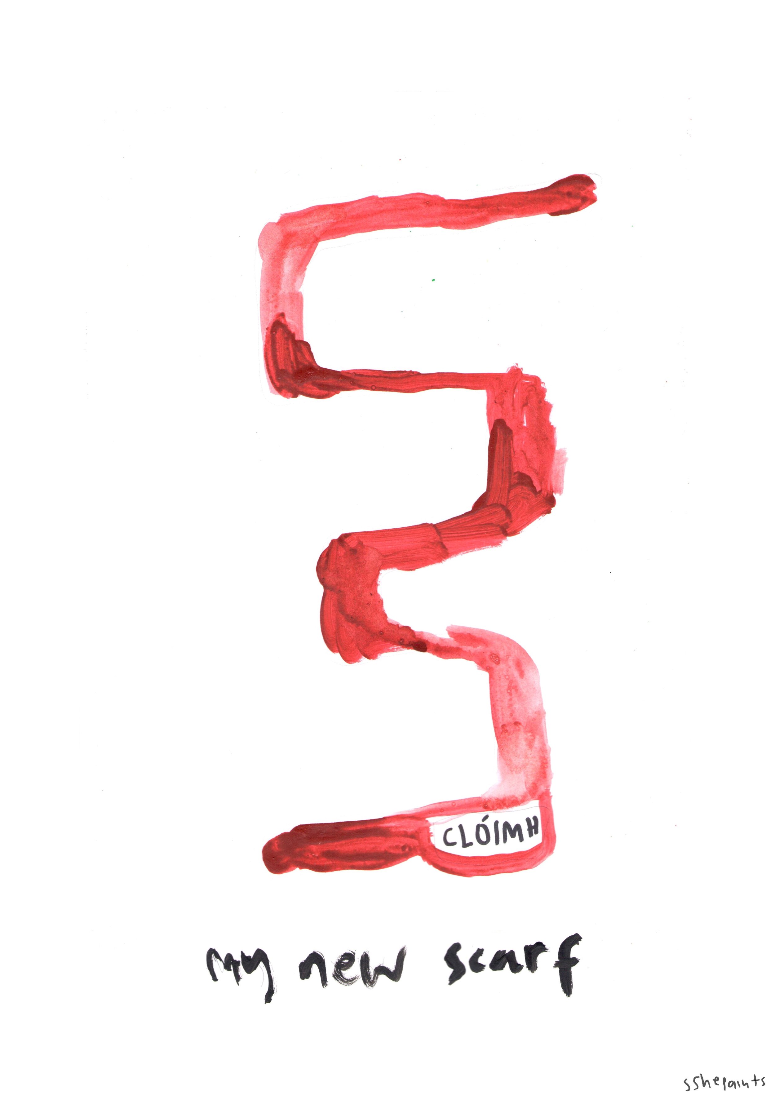 Painting for wool brand CLOIMH