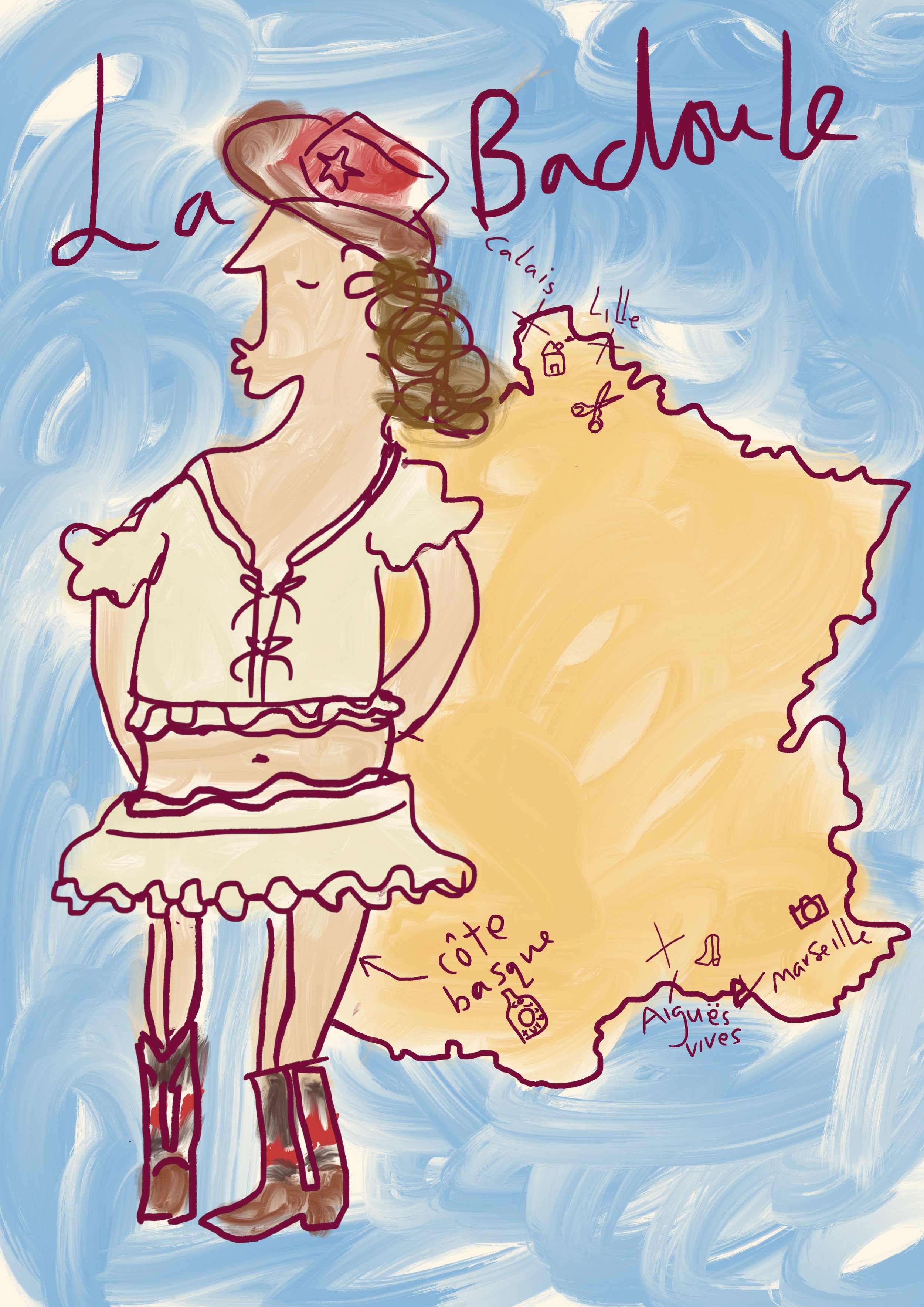 PARIS FW DRAWING MAISON CLEO