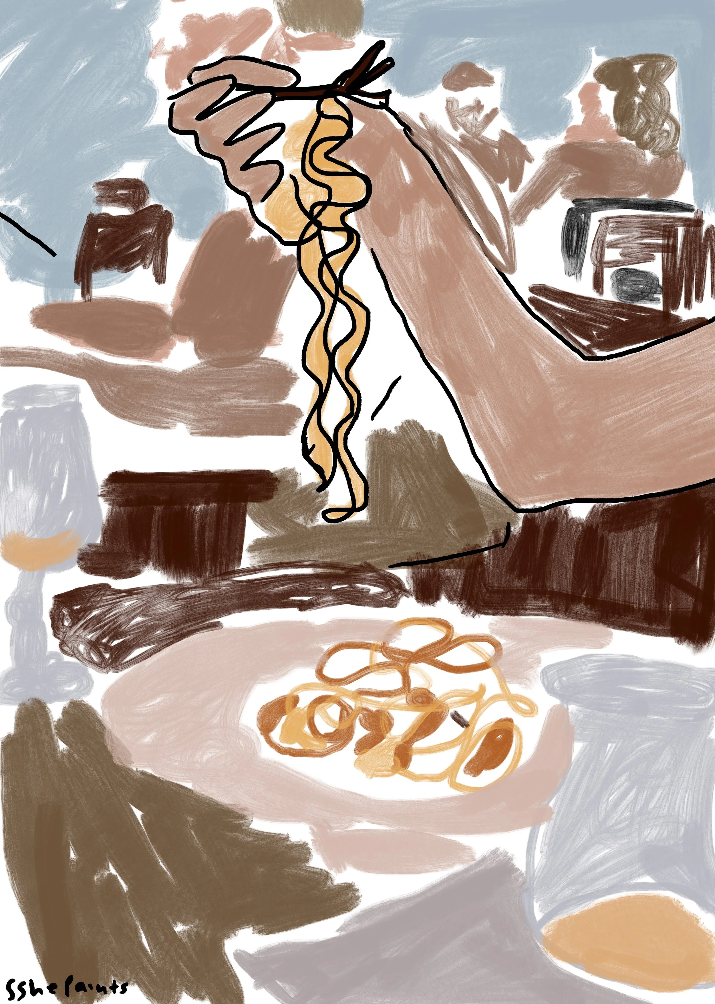 PASTA AT THE BEACH